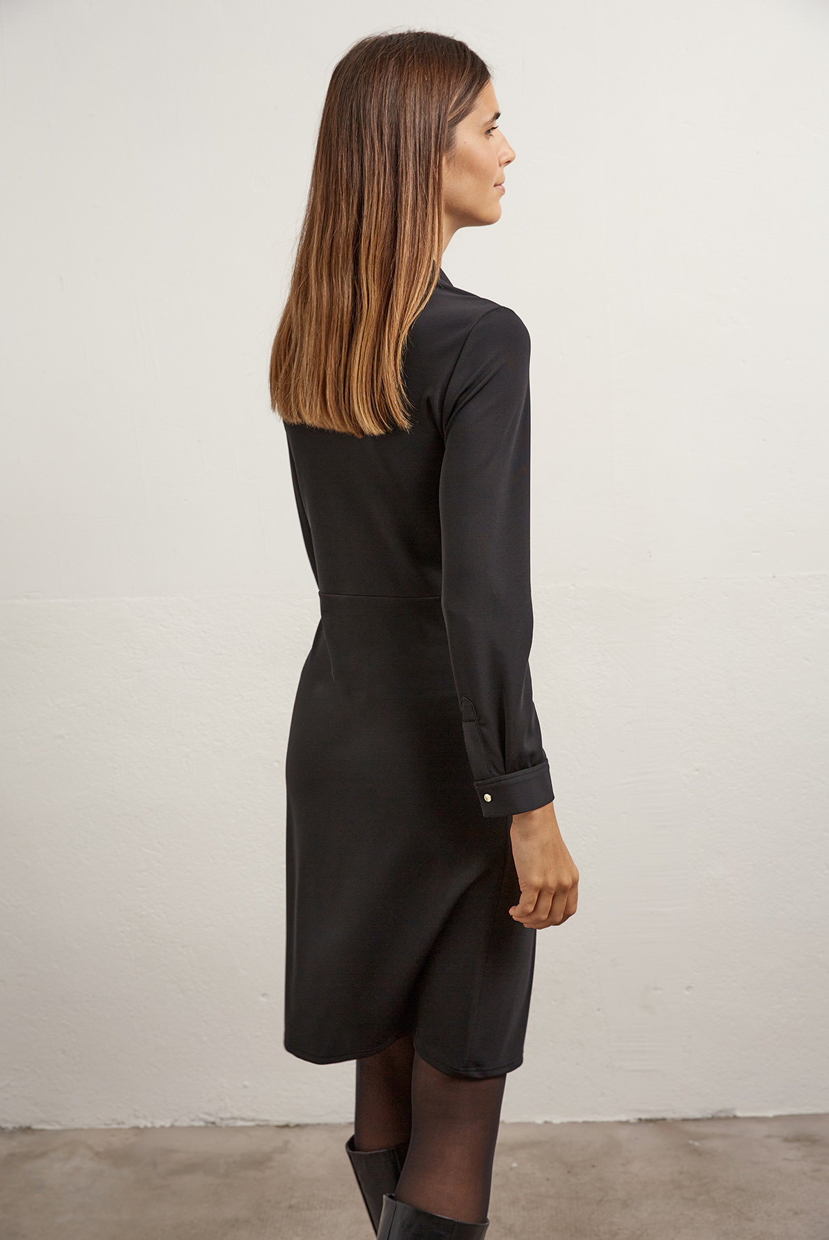 Tina - Robe-chemise drapée en jersey Gerard Darel seconde main photo 5